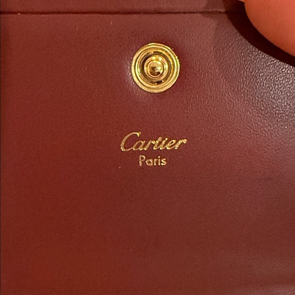 Cartier Red Box with Gold Accents - Picture 4 of 7